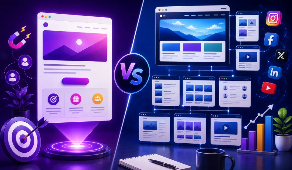 Landing Page Vs Website: What’s The Difference?
