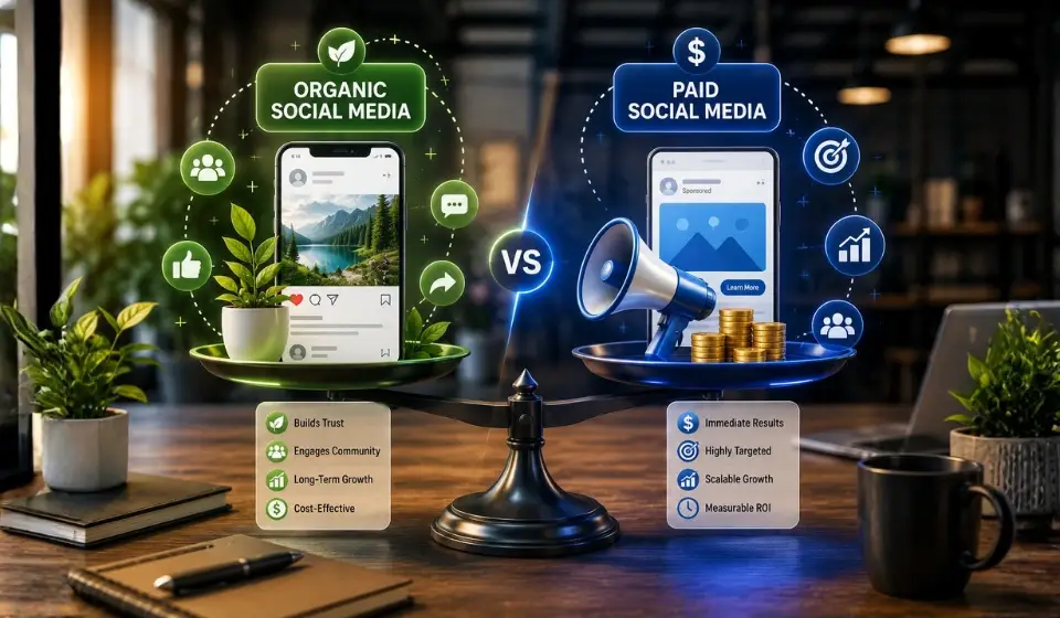 Organic Vs Paid Social Media: A Complete Comparison Guide