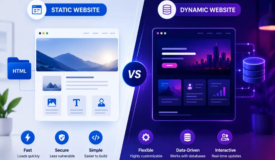 Static Vs Dynamic Websites: What’s The Difference Today?